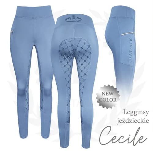 Legginsy jeździeckie z pełnym lejem - komfort i styl w jeździe konnej